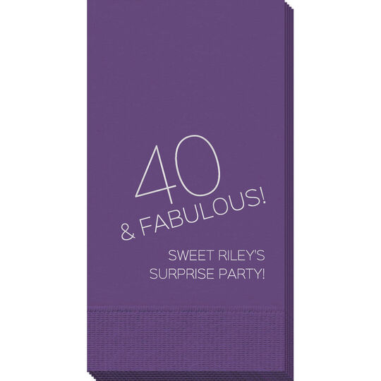 40 & Fabulous Guest Towels